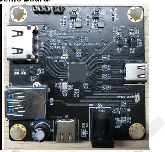 LT6711A-HDMI2.0到eDP / DP，全功能USB Type-C