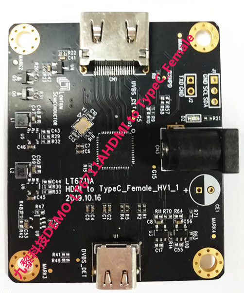 國產(chǎn)唯一龍迅LT6711A-HDMI2.0 TO DP1.2 with Type-C（HDMI轉(zhuǎn)TYPE C）